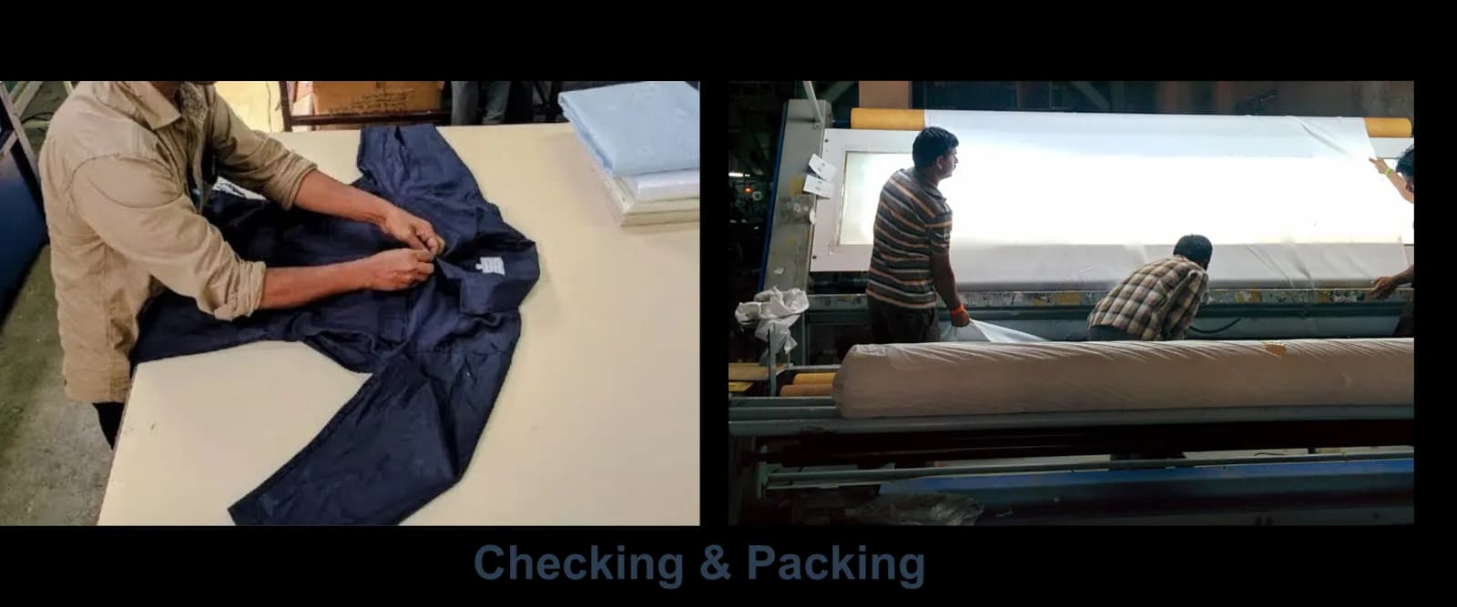 Quality Check department at the Threadmasters unit